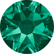 Swarovski Flatback 2088 - ss30, Emerald (205) Foiled, No Hotfix, 288pcs (Factory Pack)