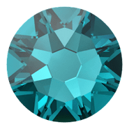 Swarovski Flatback 2088 - ss16, Blue Zircon (229) Foiled, No Hotfix, 36pcs