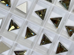 Swarovski Flatback 2721 - 10mm, Crystal Sage (001 SAGE) Foiled, 4pcs