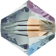 Swarovski Bead 5328 - 5mm, Black Diamond Aurore Boreale (215 AB), 48pcs