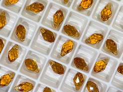 Swarovski Crystal Pendant 6007 9x5mm Topaz (203)