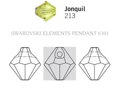 Crystal Pendant 6301 - 8mm, Jonquil (213), 12pcs