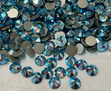 Swarovski Flatback 2088 - ss20, Aquamarine Aurore Boreale (202 AB) Foiled, No Hotfix, 30pcs