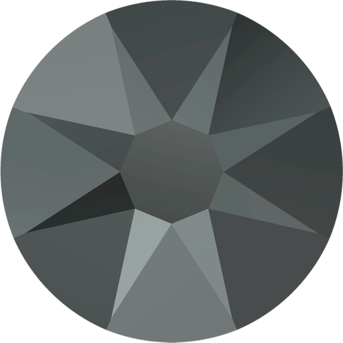 Swarovski Flatback 2088 Jet Hematite (280 HEM) Unfoiled