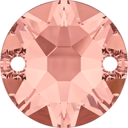 Crystal Sew-on 3288 - 10mm, Blush Rose (257) Foiled, 4pcs