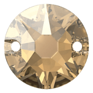 Swarovski Sew-on 3288 - 8mm, Crystal Golden Shadow (001 GSHA) Foiled, 144pcs