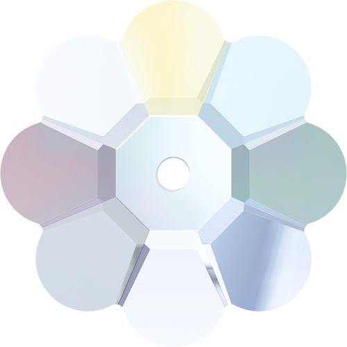 Swarovski Sew-on 3700 Crystal Aurore Boreale (001 AB) Unfoiled