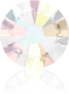 Swarovski Flatback 2058 - ss8, Crystal Aurore Boreale (001 AB) Foiled, No Hotfix, 48pcs