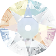 Swarovski Sew-on 3188 - 4mm, Crystal Aurore Boreale (001 AB) Foiled, 20pcs