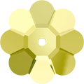 Crystal Sew-on 3700 - 8mm, Jonquil (213) Unfoiled, 6pcs
