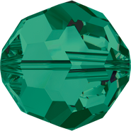 Crystal Bead 5000 - 10mm, Emerald (205), 6pcs
