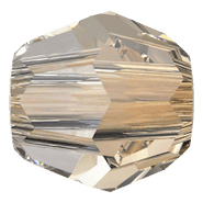 Swarovski Crystal Bead 5000 Crystal Golden Shadow (001 GSHA)