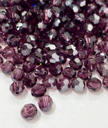 Swarovski Bead 5000 4mm Amethyst Satin (204 SATIN)