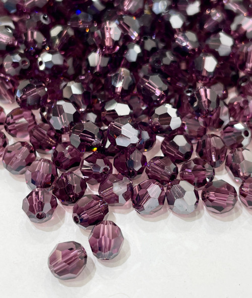 Swarovski Bead 5000 4mm Amethyst Satin (204 SATIN)