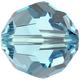 Swarovski Crystal Bead 5000 6mm Aquamarine (202)