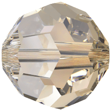 Swarovski Round Bead 5000 Golden Shadow (001 GSHA)