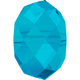 Swarovski Bead 5040 8mm Caribbean Blue Opal (394)