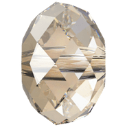 Swarovski Crystal Bead 5040 Crystal Golden Shadow (001 GSHA)