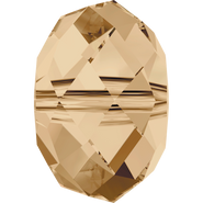 Swarovski Crystal Bead 5040 8mm Crystal Golden Shadow (001 GSHA)