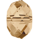 Swarovski Crystal Bead 5040 8mm Crystal Golden Shadow (001 GSHA) Swarovski Crystal Bead 5040 8mm Crystal Golden Shadow (001 GSHA)