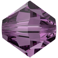 Swarovski Crystal Bead 5328 4mm Amethyst (204)