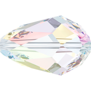 Crystal Bead 5500 - 9x6mm, Crystal Aurore Boreale (001 AB), 4pcs