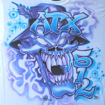 Skull With Text Airbrush Shirt