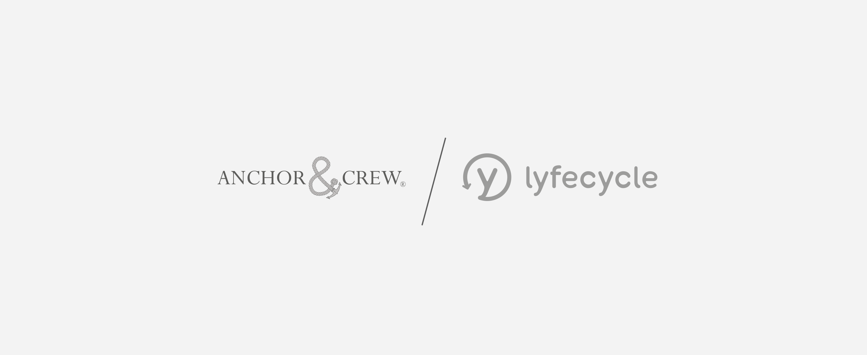 Lyfecycle And Anchor And Crew Reach For Change Plastic Degrading Bracelet