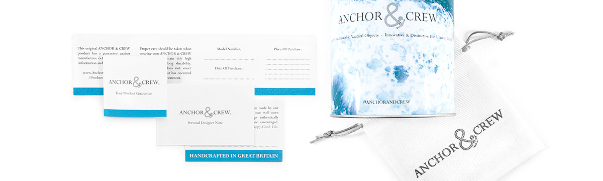 Learn More About Anchor And Crew's 1 Year Ampersand Guarantee And Care Advice Learn More About Anchor And Crew's 1 Year Ampersand Guarantee And Care Advice