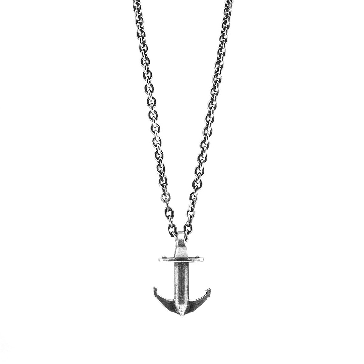 Anchor & Crew Mini Anchor Signature Silver Necklace Pendant