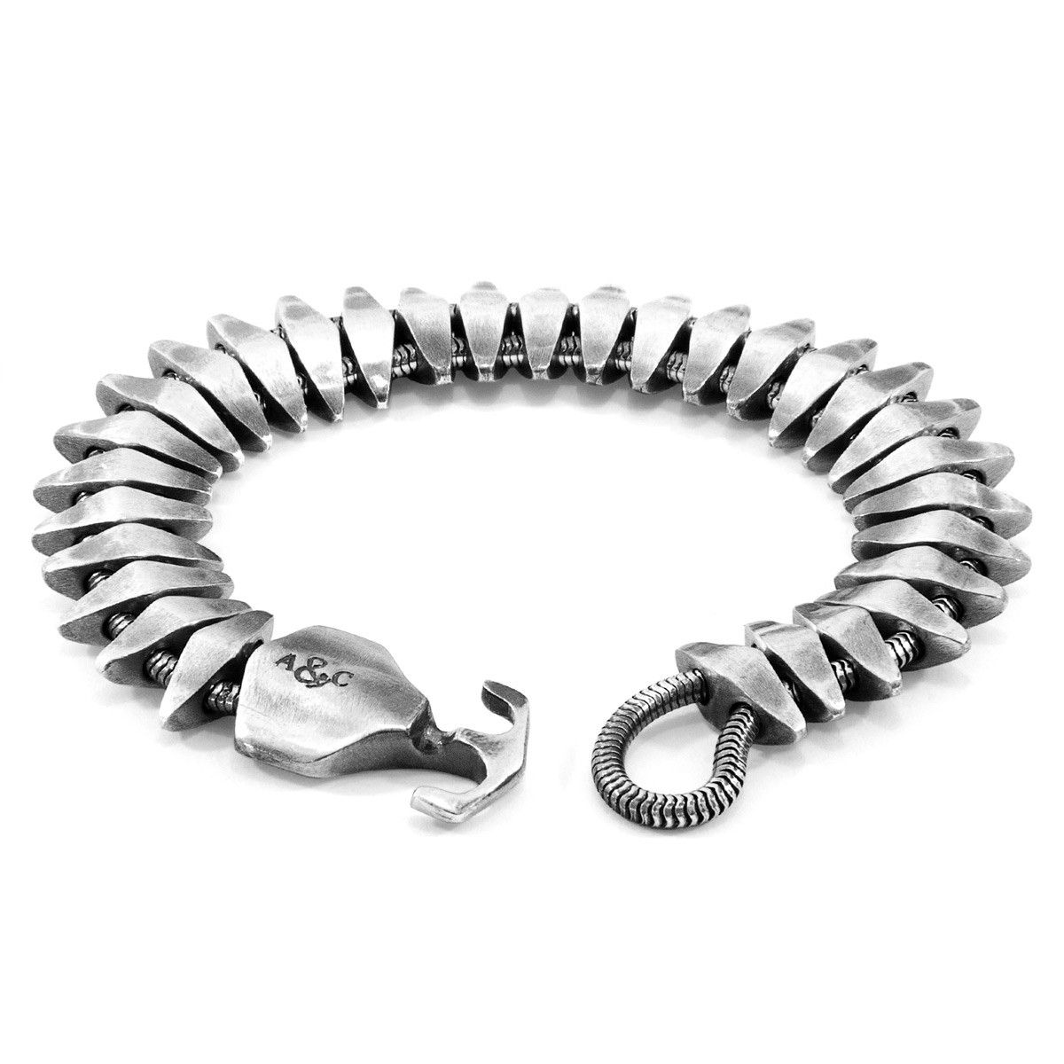 Anchor & Crew Delta Maxi Silver Chain Bracelet