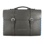 Anchor & Crew Small Falcon Grey Rufford Leather and Rope Briefcase