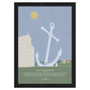 Anchor & Crew The Leaning Anchor Archival Giclée Paper A3 Wall Print