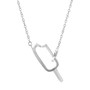 Anchor & Crew Ice Lolly Link Paradise Silver Necklace Pendant