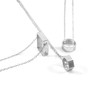 Anchor & Crew Silver Mini Geometric Necklace Pendant Collection