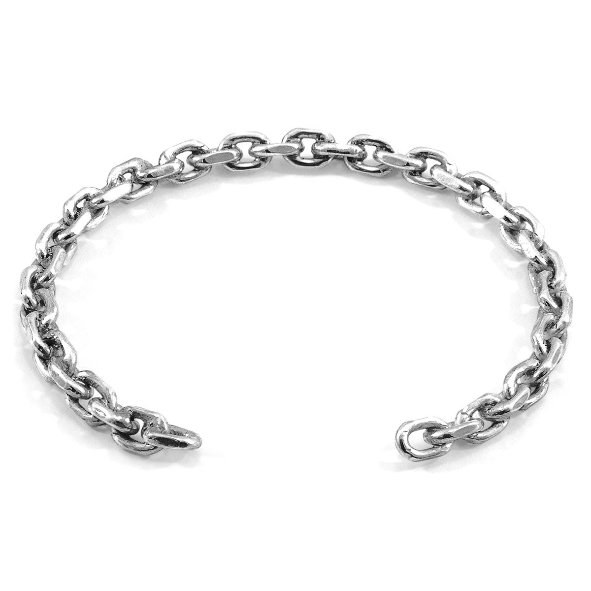 Halyard Sail Silver Chain Bangle