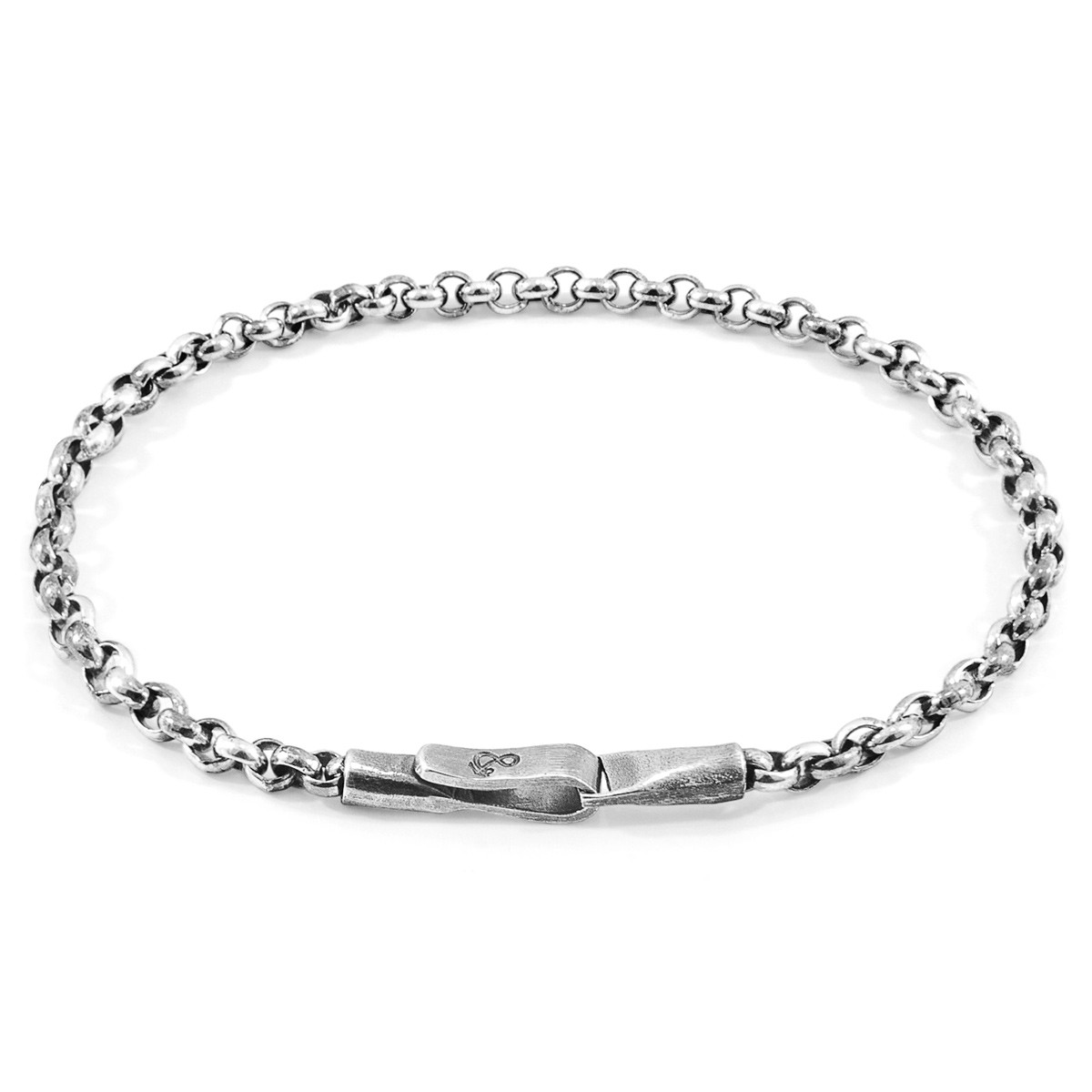 Spinnaker Sail Silver Chain Bracelet