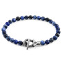 Anchor & Crew Blue Sodalite Mantaro Silver and Stone Bracelet