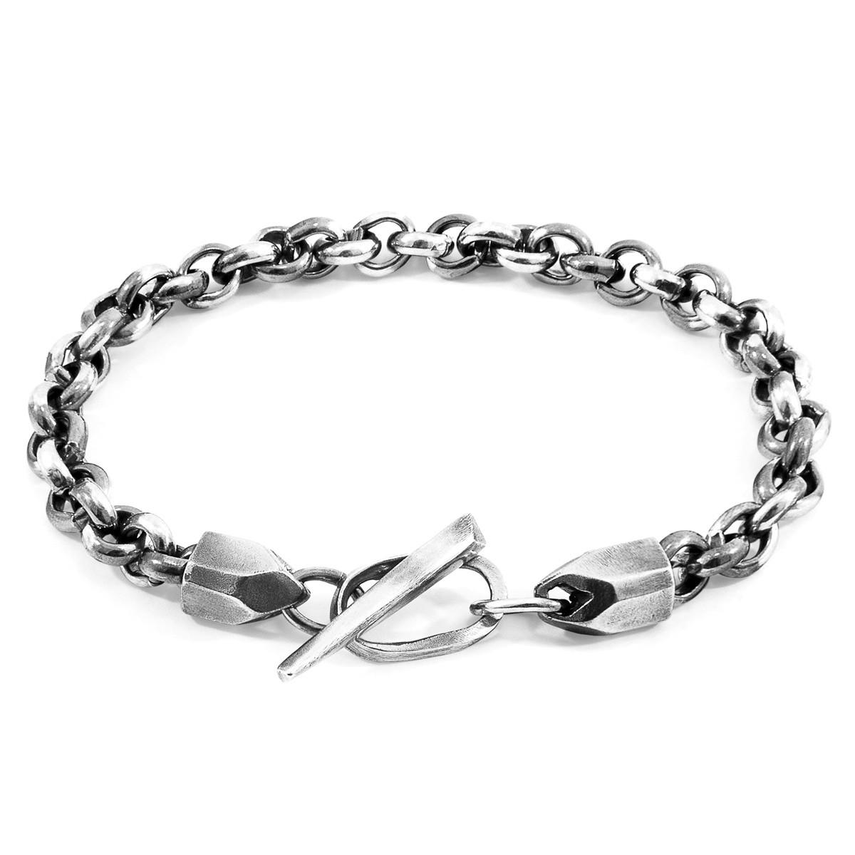 Spinnaker Skipper Silver Chain Bracelet