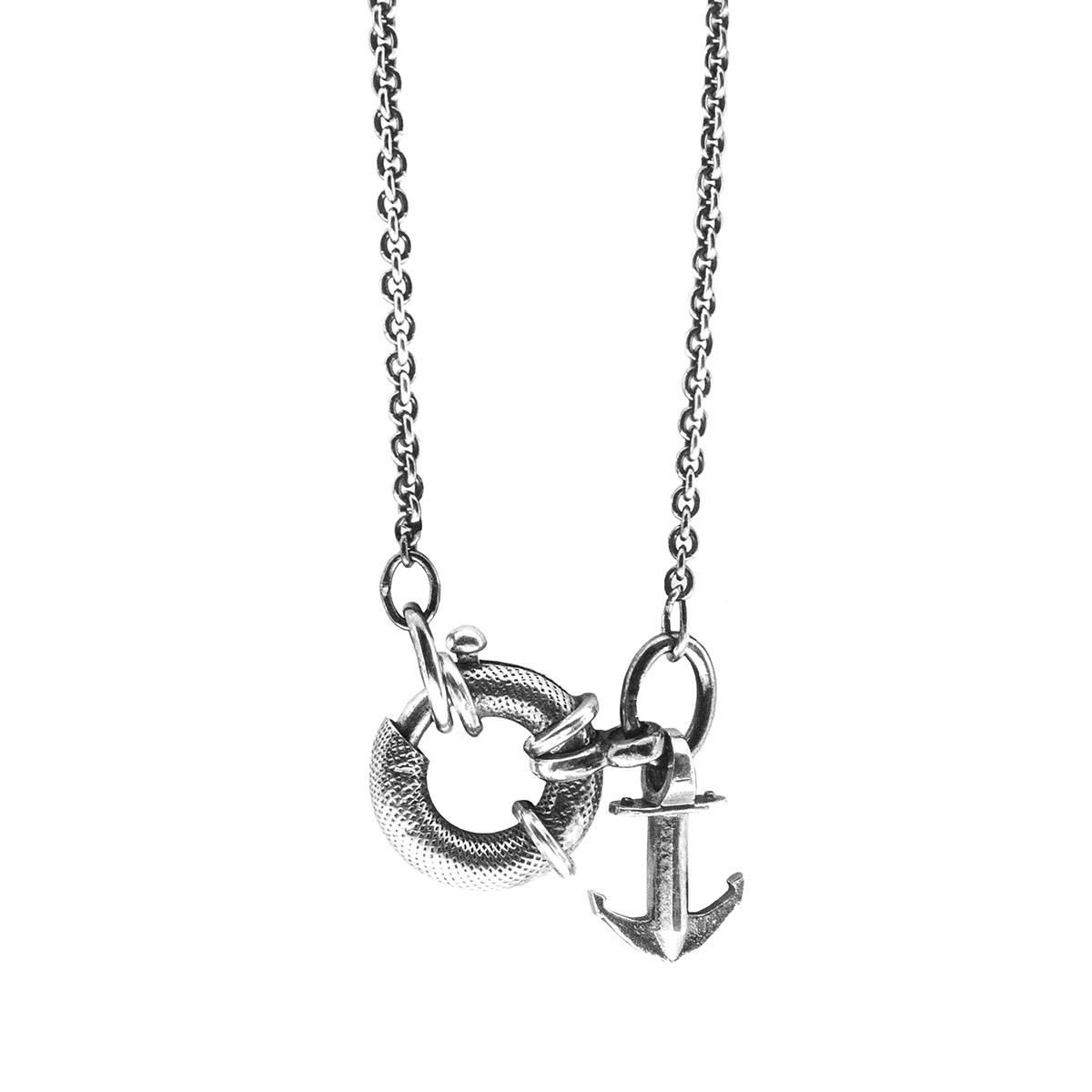 Anchor & Crew Clyde Signature Silver Necklace Pendant
