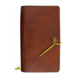 Anchor & Crew Brown Medium Travellers Leather and Yellow Noir Rope Journal