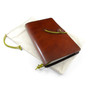 Anchor & Crew Brown Medium Travellers Leather and Yellow Noir Rope Journal