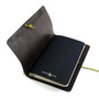 Inside The Anchor & Crew Brown Medium Travellers Leather and Yellow Noir Rope Journal