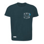Anchor & Crew Steel Blue Explorer Print Organic Cotton T-Shirt (Mens)