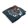 Anchor & Crew Steel Blue Explorer Print Organic Cotton T-Shirt As Wrapped