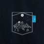 Anchor & Crew Oxford Blue Horizon Print Organic Cotton T-Shirt Pocket