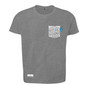 Anchor & Crew Athletic Grey Digit Print Organic Cotton T-Shirt (Mens)