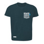 Anchor & Crew Steel Blue Digit Print Organic Cotton T-Shirt (Mens)