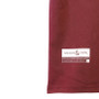 Anchor & Crew Fire Brick Red Anchormark Print Organic Cotton T-Shirt Detail
