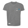 Anchor & Crew Athletic Grey Travel Print Organic Cotton T-Shirt (Mens)